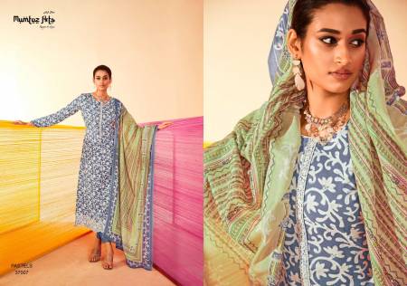 Pastels By Mumtaz Cotton Dress Material Catalog
